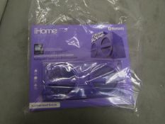 iHome Wireless Rechargable Stereo Speaker. New & Packaged