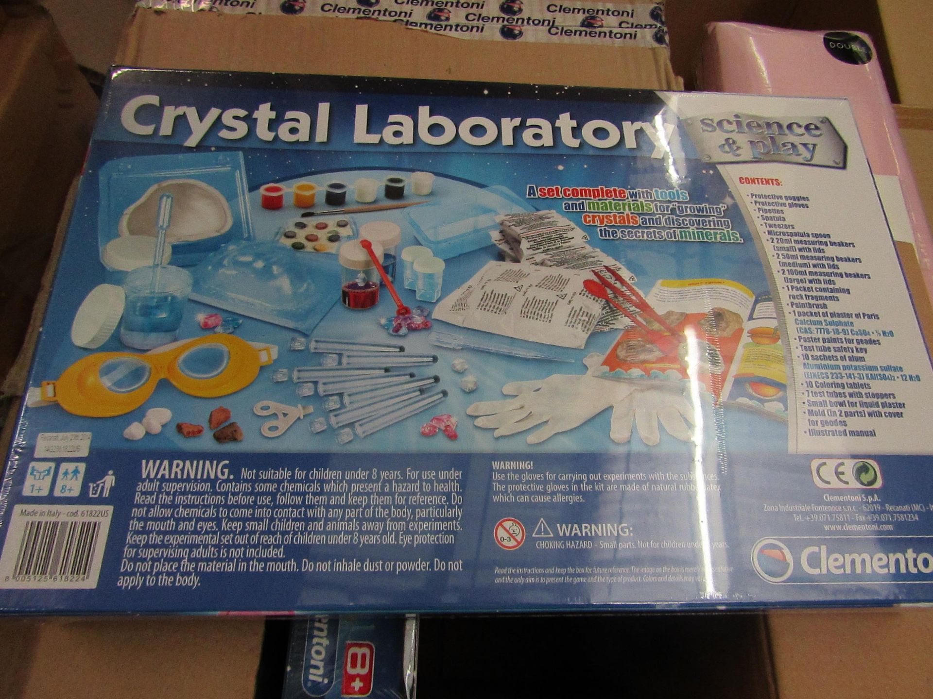 Clementoni Crystal Laboratory. Make your own Crystals - Unused & Packaged.