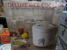 SQ Professional - Deluxe Rice Cooker 1.8 Litre 900w - Unchecked & Boxed.