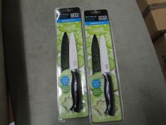 2x Taylors Eye Witness 5" Ceramic Utility knives, new and packaged.