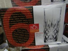 6 x RCR Tall Tumblers. New & Boxed