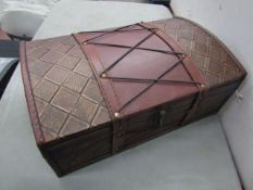 Vinitque Wise - Leather Pirate Chest - New & Boxed.