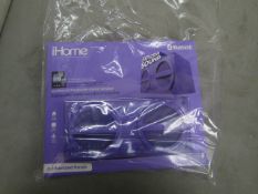 iHome Wireless Rechargable Stereo Speaker. New & Packaged