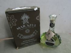 NO VAT!! 1 X 700ml Bottle of Mar Azul Chocolate flavoured Tequila, 25% ABV (50% proof), new and
