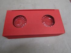 Box of 36 Glass Tealight Holders - New & Boxed.