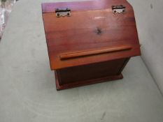 Wooden Trinket Box with Hinged Lid - New & Boxed.