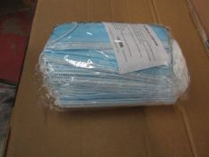 Pack of 50 Disposable Civil Masks - New & Packaged.