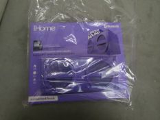 iHome Wireless Rechargable Stereo Speaker. New & Packaged