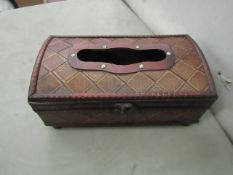 Vinitque Wise - Hand Crafted Tissue Box - New & Boxed.