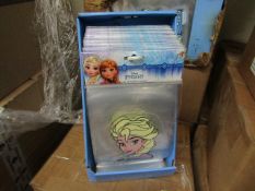 Pack of 48x Disney Frozen Gel Window Clings, new in shop counter POS box.