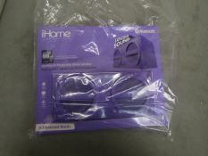 iHome Wireless Rechargable Stereo Speaker. New & Packaged