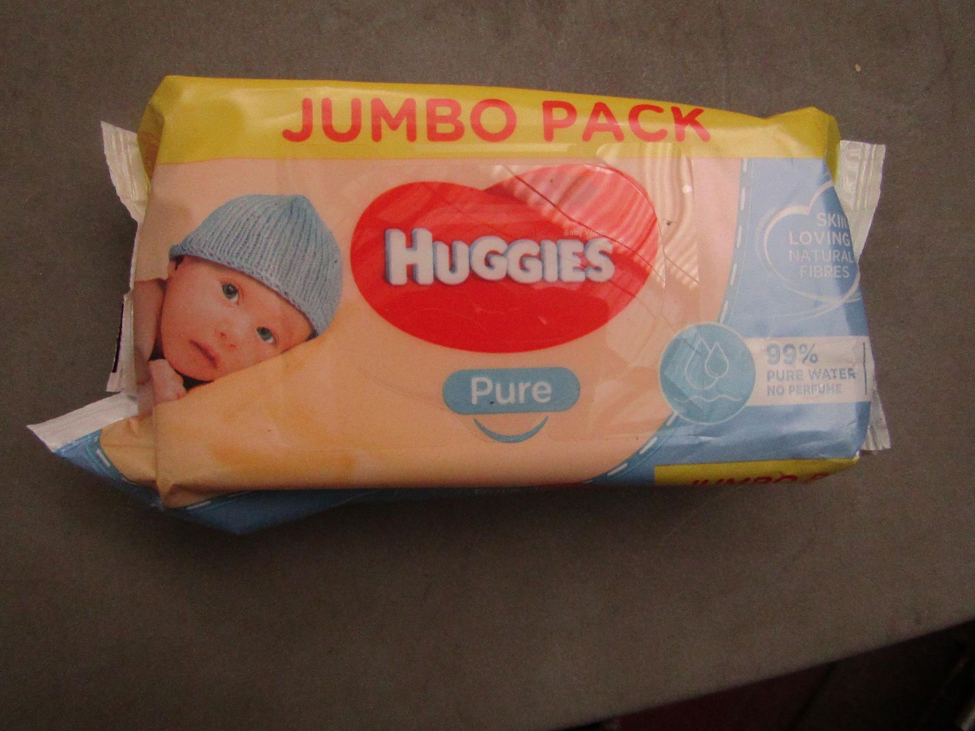 10 x Huggies Pure Wipes. 72 Wipes in Each pack. New