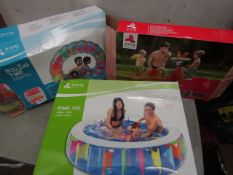 3x Various Jilong Inflatables - All Boxed & Unchecked.