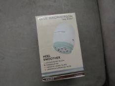 2x Homedics - Elle Macpherson Heel Smoother - Unused & Boxed.