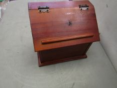 Wooden Trinket Box with Hinged Lid - New & Boxed.