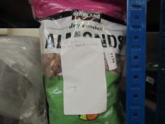 1.13kg bag of Kirkalnd Signature Dry Roasted Almonds BB is not on the packet