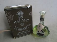 NO VAT!! 1 X 700ml Bottle of Mar Azul Chocolate flavoured Tequila, 25% ABV (50% proof), new and