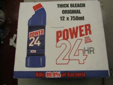 12x 750ml Power 24Hr Thick Bleach - Unchecked & Boxed.