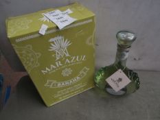 NO VAT!! 1 X 700ml Bottle of Mar Azul Banana flavoured Tequila, 25% ABV (50% proof), new and sealed,