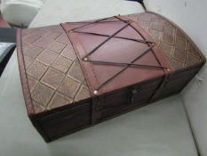 Vinitque Wise - Leather Pirate Chest - New & Boxed.