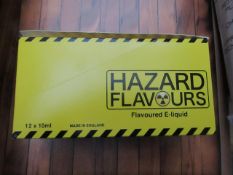 5x Boxes of 10 - Hazard Flavours - E-Liquid - Bio Lemon Tart (12mg 10ml Bottles) - All Unused &