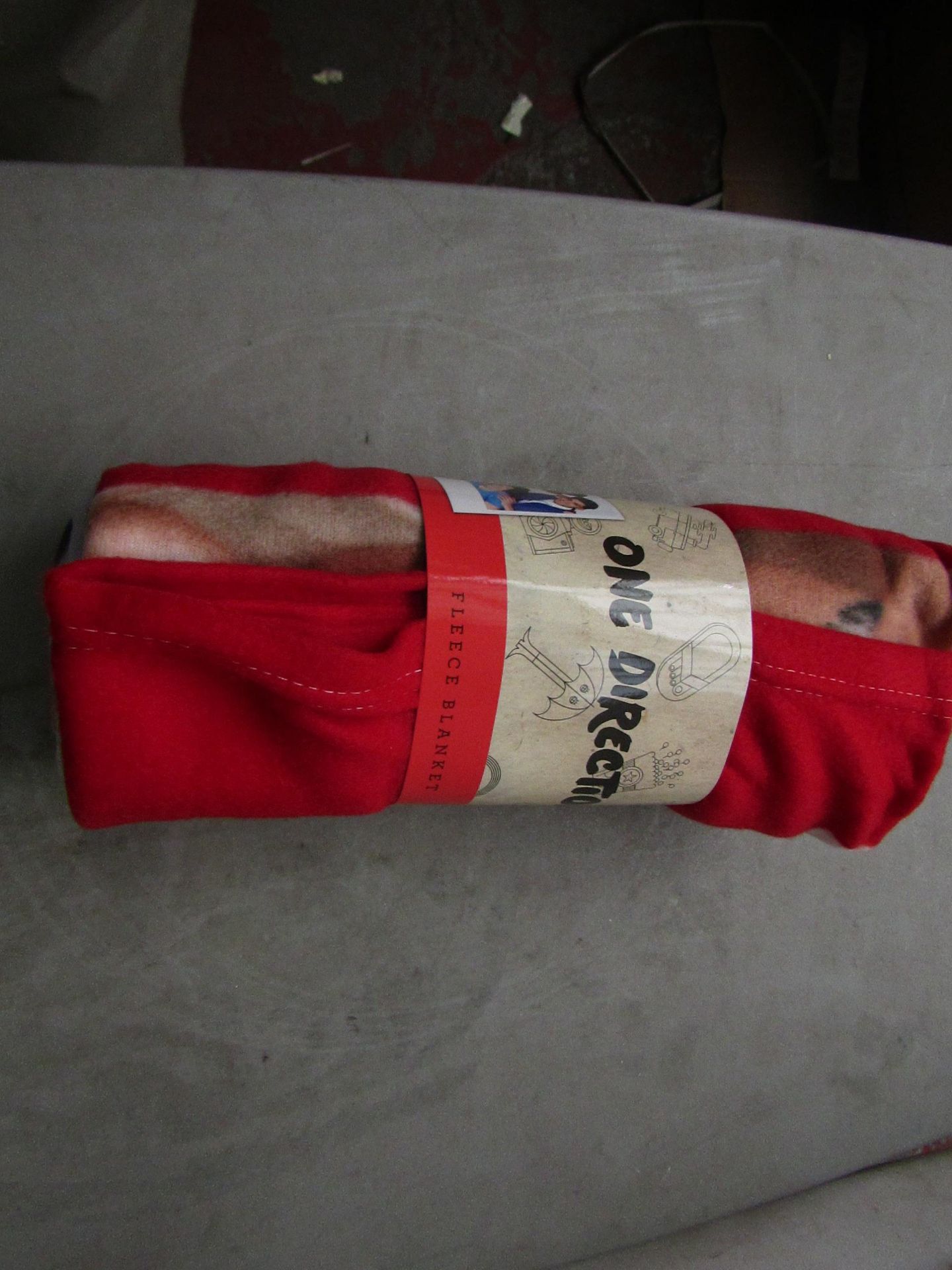 2x One Direction Fleece Blankets - New with tags.