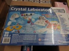 Clementoni Crystal Laboratory. Make your own Crystals - Unused & Packaged.