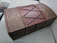 Vinitque Wise - Leather Pirate Chest - New & Boxed.