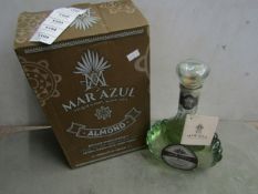NO VAT!! 1 X 700ml Bottle of Mar Azul Almond flavoured Tequila, 25% ABV (50% proof), new and sealed,
