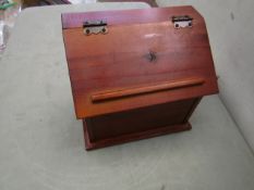 Wooden Trinket Box with Hinged Lid - New & Boxed.