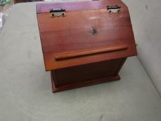 Wooden Trinket Box with Hinged Lid - New & Boxed.