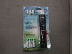 Fuji Enviromax - 380 Lumens Flashlight - New & Packaged & Includes Batteries.