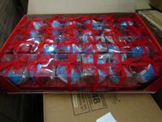 Box of 24 'Babys First Christmas Baubles - New & Boxed.