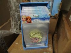 Pack of 48x Disney Frozen Gel Window Clings, new in shop counter POS box.