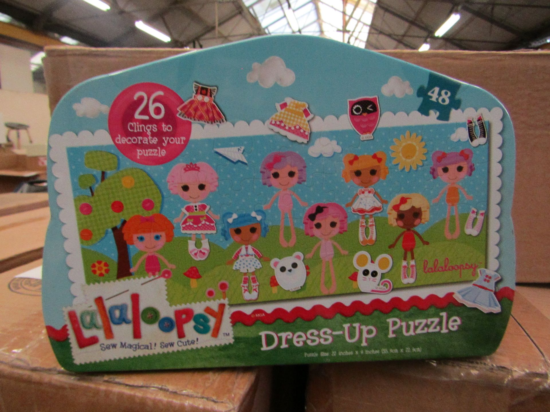 2x Lalaloopsy Dress Up Puzzles in Metal Tins - New & Boxed.