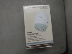 2x Homedics - Elle Macpherson Heel Smoother - Unused & Boxed.