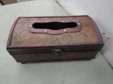 Vinitque Wise - Hand Crafted Tissue Box - New & Boxed.