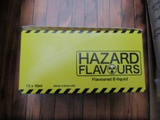 5x Boxes of 10 - Hazard Flavours - E-Liquid - Bio Lemon Tart (12mg 10ml Bottles) - All Unused &