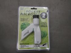 Pocket Microscope - New & Packaged. Ideal Stocking Filler.