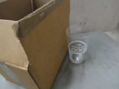 Box of 12x Herrljunga Cider Pint Glasses, new and boxed