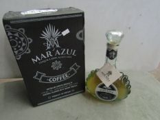 NO VAT!! 1 X 700ml Bottle of Mar Azul Coffee flavoured Tequila, 25% ABV (50% proof), new and sealed,