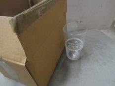 Box of 12x Herrljunga Cider Pint Glasses, new and boxed