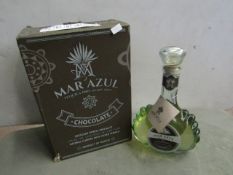 NO VAT!! 1 X 700ml Bottle of Mar Azul Chocolate flavoured Tequila, 25% ABV (50% proof), new and