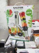 Salter 500w hand blender, tested working and boxed.