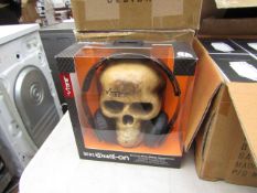 Black Death Extreme Bass Headphones - unchecked & Boxed