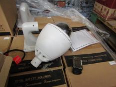 Cop Security full PTZ camera set with wall bracket, vendor suggests tested working and boxed.