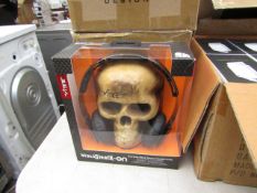 Black Death Extreme Bass Headphones - unchecked & Boxed