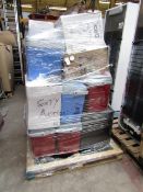 Pallet containing approx 15 - 25 various mini fridges and coolers, all completely unchecked and