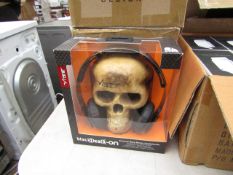 Black Death Extreme Bass Headphones - unchecked & Boxed