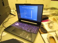 ASUS 15.6" Gaming Laptop - AMD Ryzen 7, GTX 1660 Ti, 512 GB SSD. Tested working for power and screen
